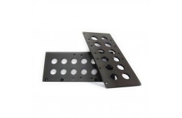 Sheet Metal Fabrication Service Sheet Metal Stamping Aluminum Part Black Anodizing