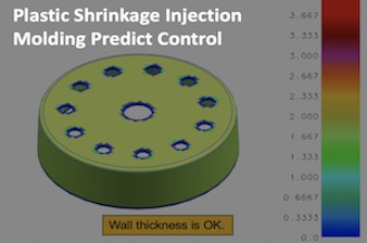 Plastic Shrinkage Injection Molding Predict Control