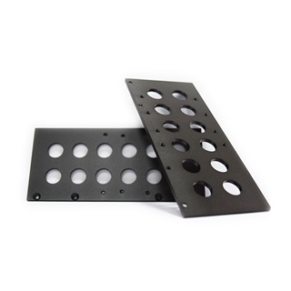 Sheet Metal Fabrication Sheet Metal Stamping Aluminum Part Black Anodizing