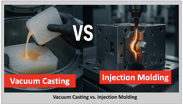 Vacuum Casting vs. Injection Molding
